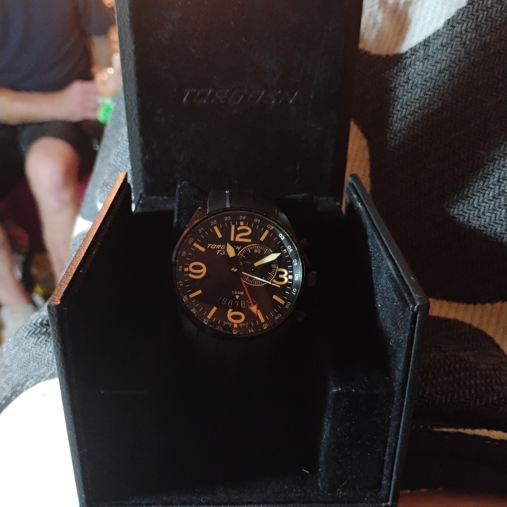 Black and Gold Men's Watch